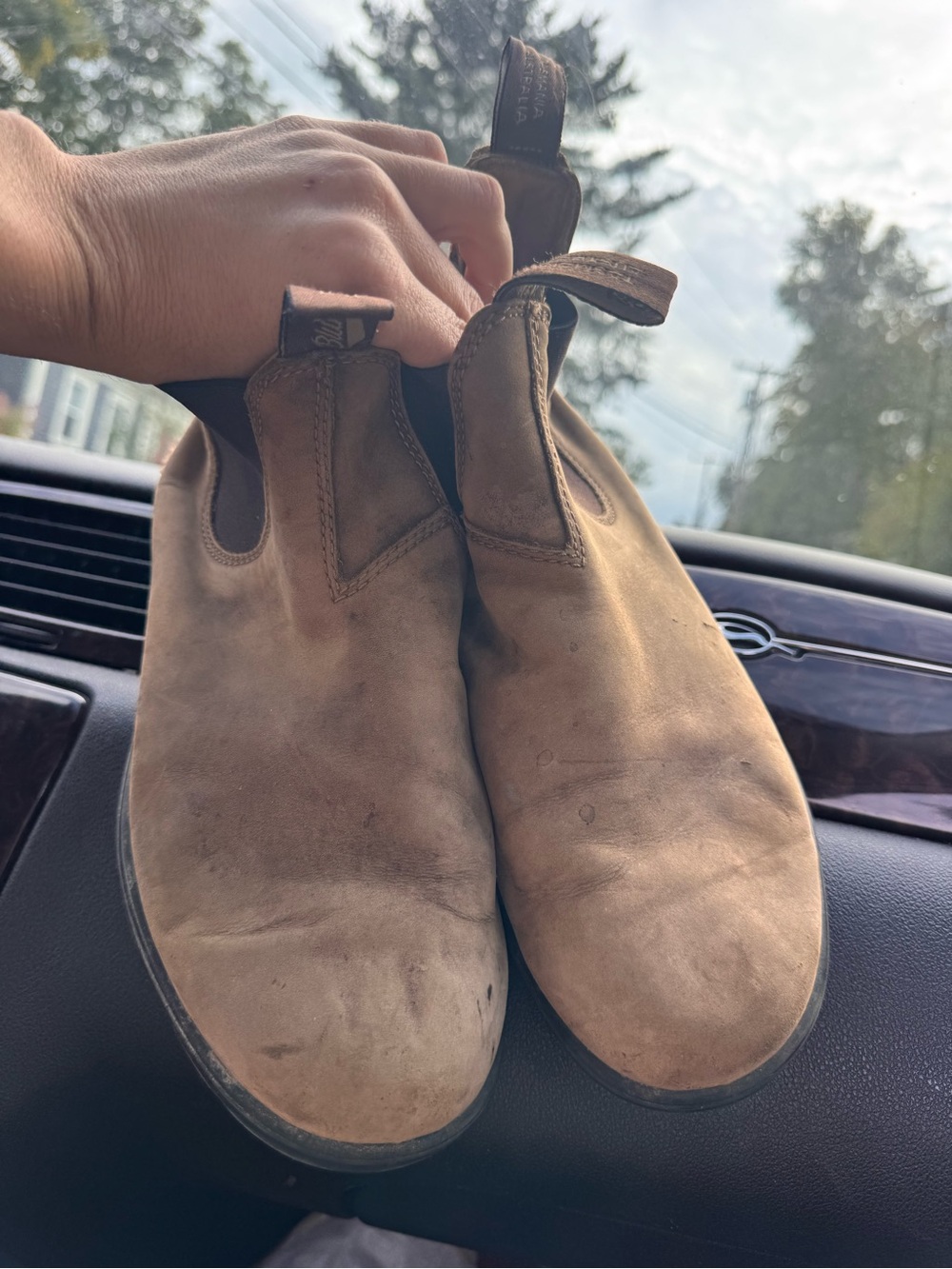 Blundstone weathered Chelsea Ankle Booties size 10 - Picture 7 of 9